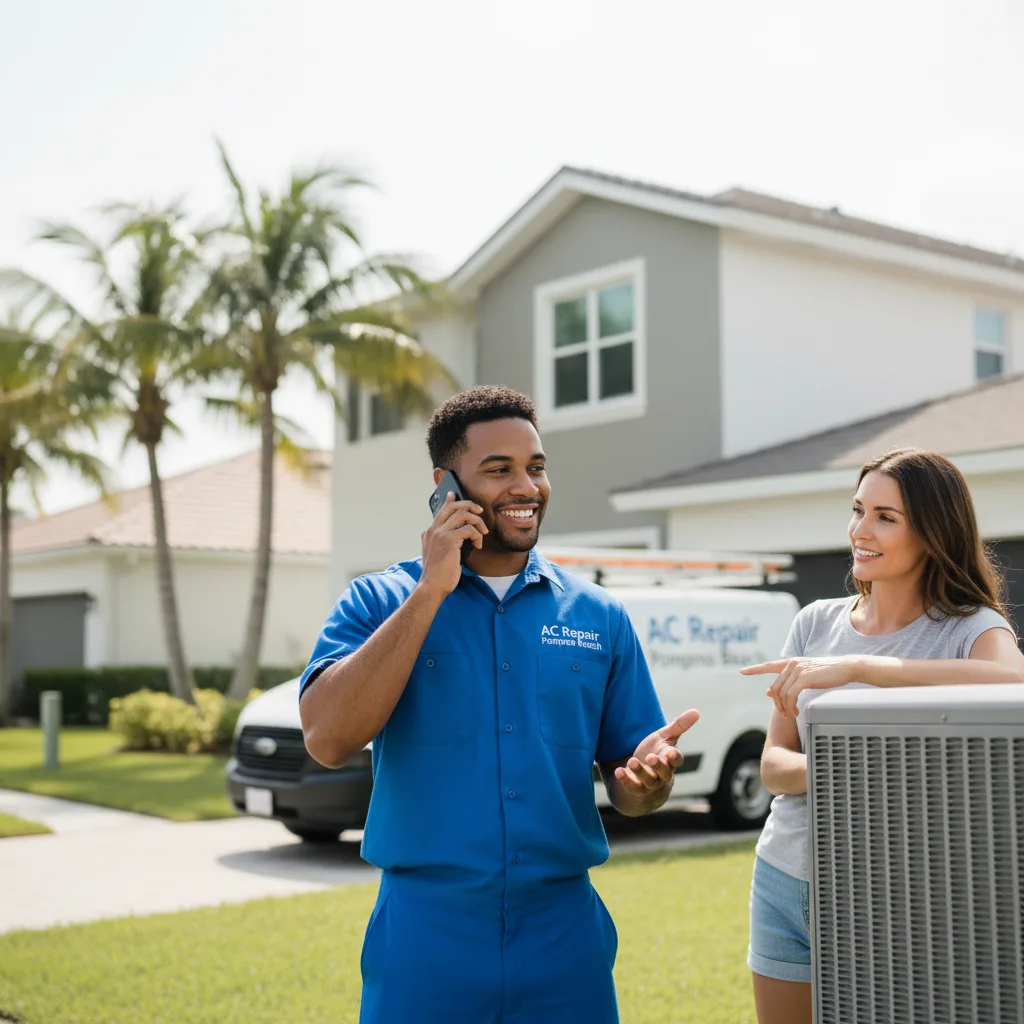 AC Repair Pompano Beach customer support in Newtown